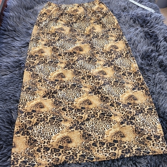 Cat Print Skirt or Dress Size Large Made in USA - Picture 5 of 8
